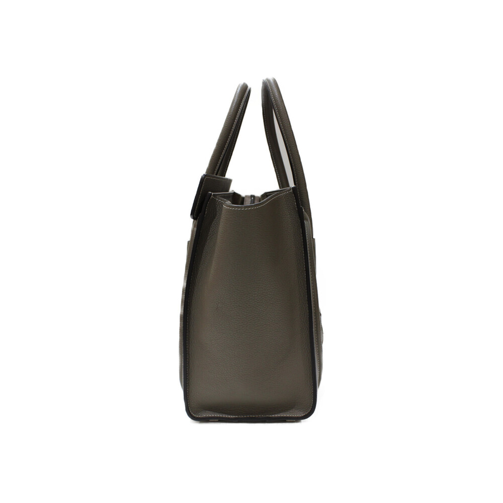 Celine Leather Shopper Gray Handbag Classic Luggage Greige - Picture 3 of 7